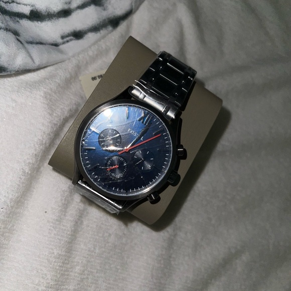 New Fossil Watch Black in Box with tags. - Picture 5 of 7
